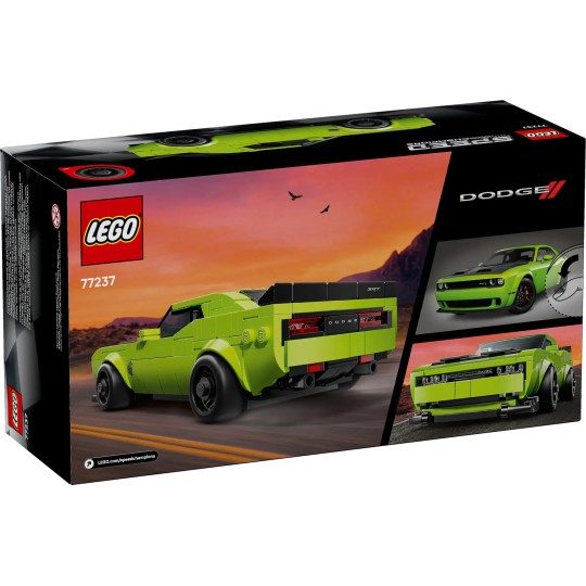 LEGO Speed Champions 77237 :  Voiture de sport Dodge Challenger SRT Hellcat