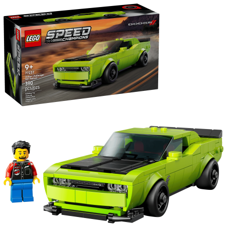 LEGO Speed Champions 77237 :  Voiture de sport Dodge Challenger SRT Hellcat