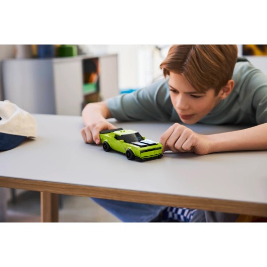 LEGO Speed Champions 77237 :  Voiture de sport Dodge Challenger SRT Hellcat