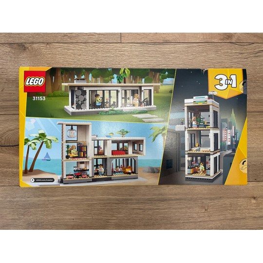 LEGO Creator 3-en-1 31153 La Maison Moderne | 3 modèles en 1 | villa contemporaine à construire | Soldes Promo Lego