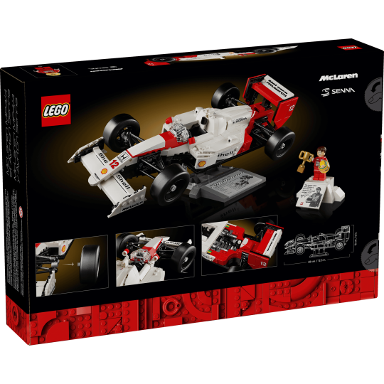 LEGO Icons 10330 : McLaren MP4/4 & Ayrton Senna
