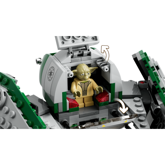Lego Star Wars 75360 - Le chasseur Jedi de Yoda