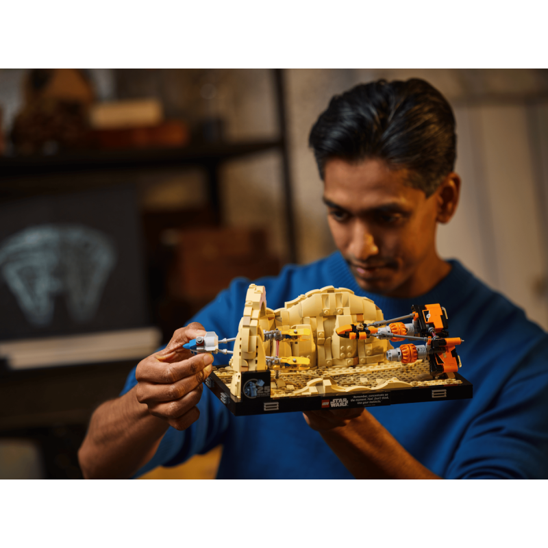 Lego Star Wars 75380 - Diorama de la course de podracers de Mos Espa