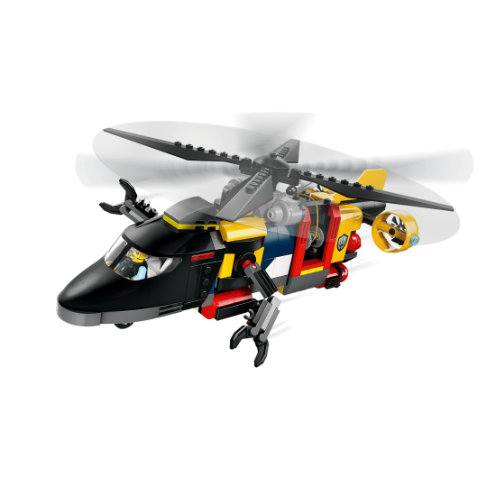 LEGO City 60462 : Hélicoptère, camion de pompiers et sous-marin modulable