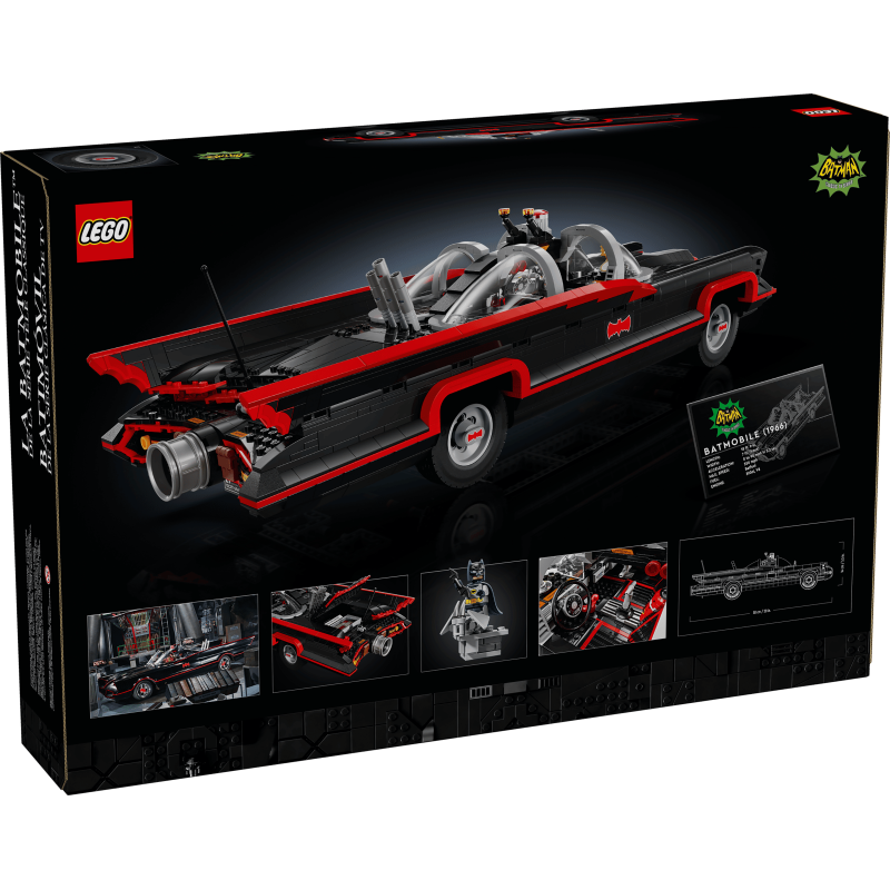 LEGO DC Comics 76328 : Batman : la Batmobile de la série TV classique