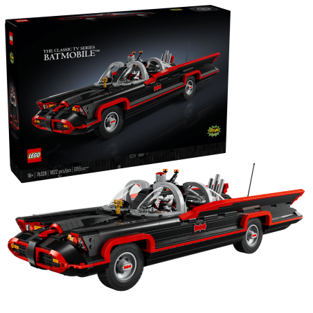 LEGO DC Comics 76328 : Batman : la Batmobile de la série TV classique