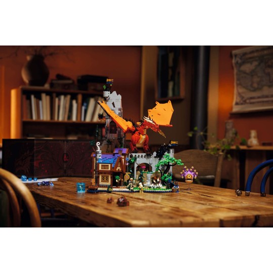 LEGO Ideas 21348 : Dungeons & Dragons : l’histoire du dragon rouge