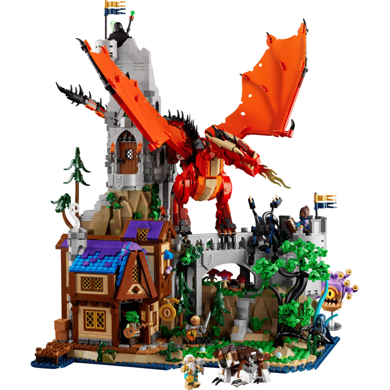 LEGO Ideas 21348 : Dungeons & Dragons : l’histoire du dragon rouge