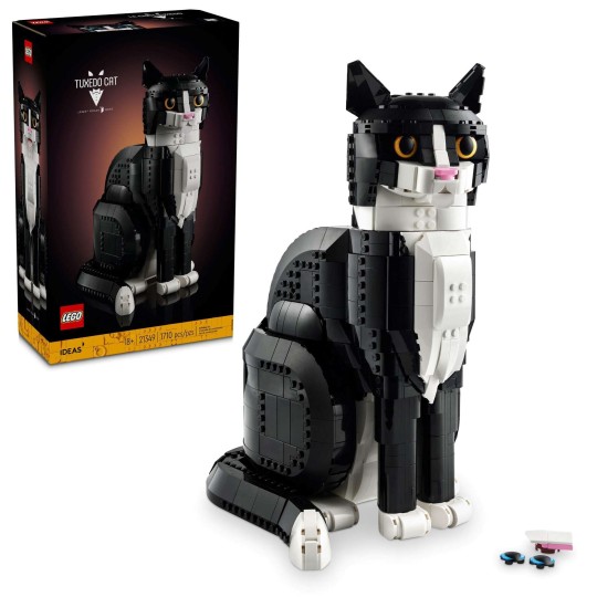 LEGO Ideas 21349 : Le chat bicolore Noir et Blanc. Tuxedo Cat
