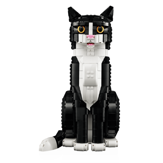LEGO Ideas 21349 : Le chat bicolore Noir et Blanc. Tuxedo Cat