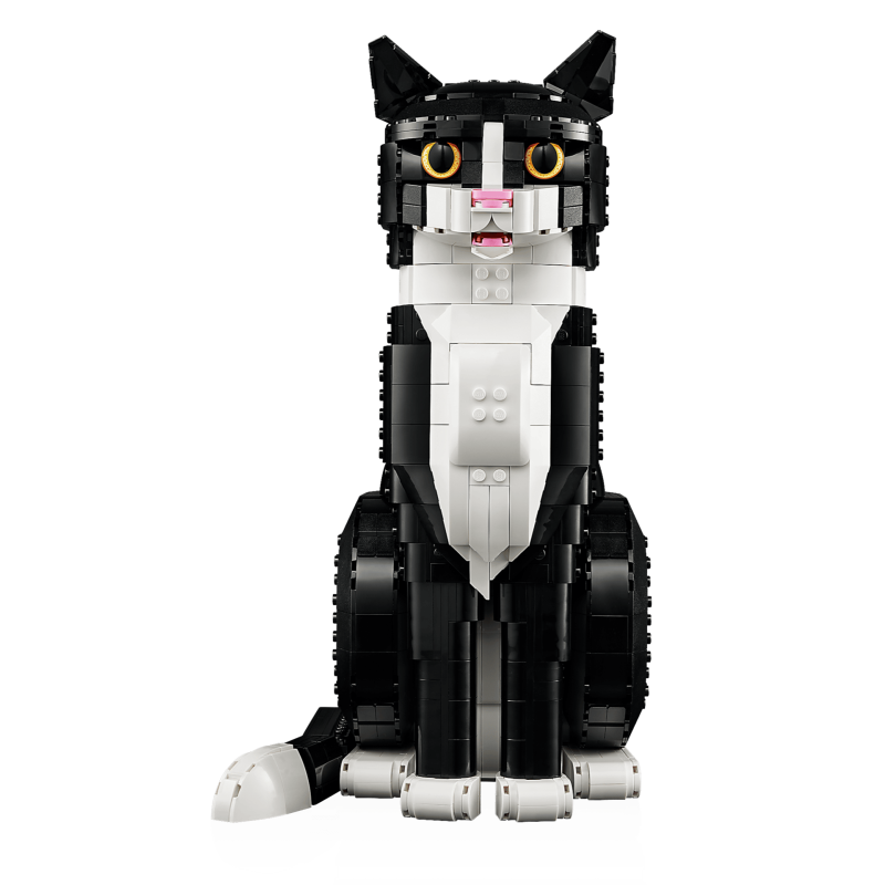 LEGO Ideas 21349 : Le chat bicolore Noir et Blanc. Tuxedo Cat