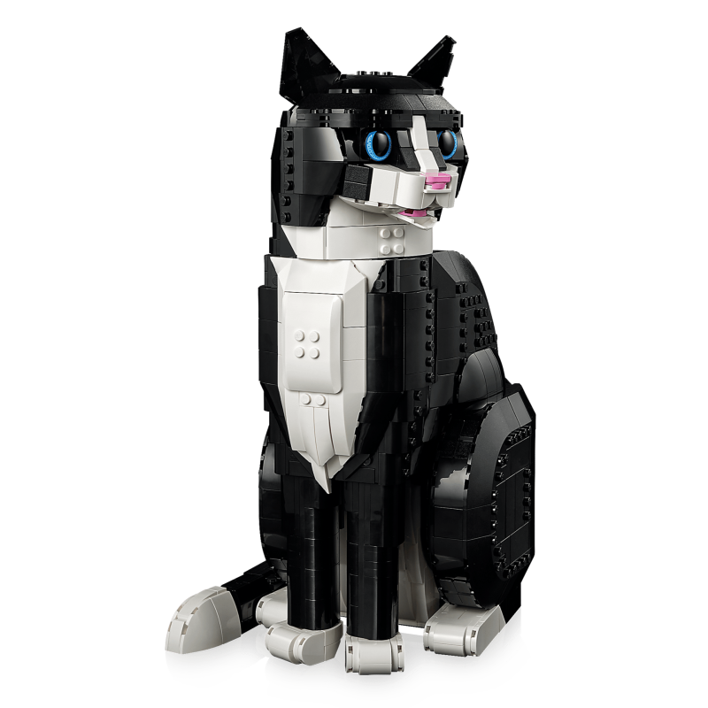 LEGO Ideas 21349 : Le chat bicolore Noir et Blanc. Tuxedo Cat