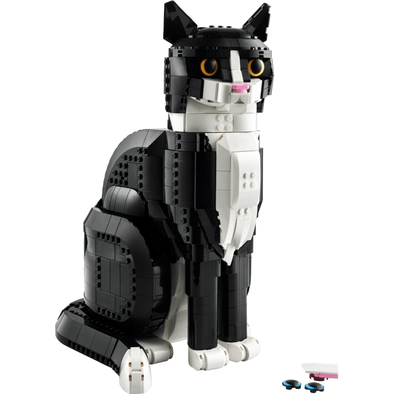 LEGO Ideas 21349 : Le chat bicolore Noir et Blanc. Tuxedo Cat