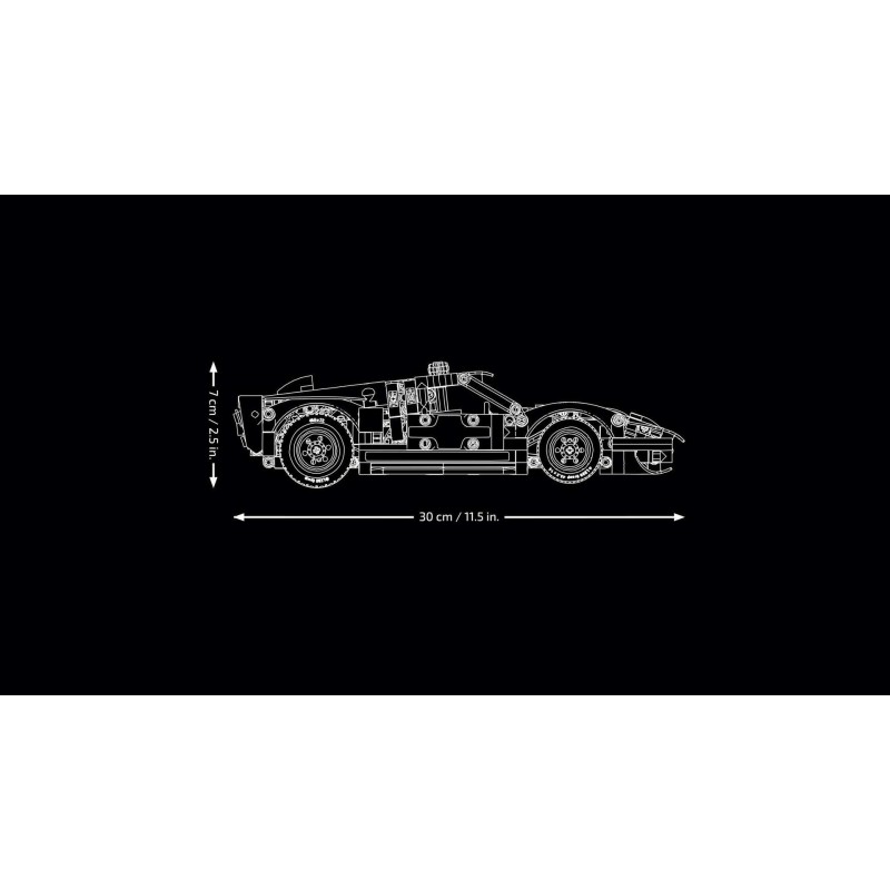 LEGO Technic 42223 : La voiture de course 1966 Ford GT40 MKII