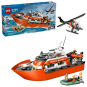 LEGO City 60504 : Le bateau de sauvetage et l’hélicoptère des garde-côtes