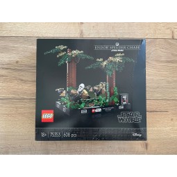 Lego Star Wars 75353 - Diorama de la course-poursuite en speeder sur Endor