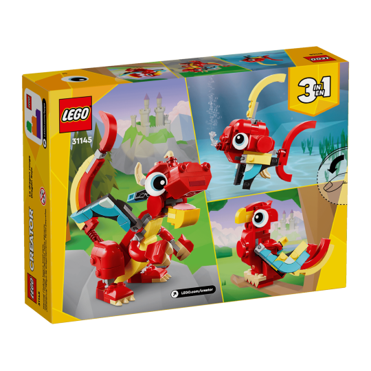 LEGO Creator 31145 : Le dragon rouge