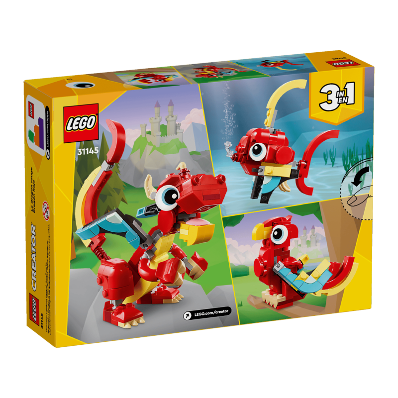 LEGO Creator 31145 : Le dragon rouge