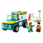 LEGO City 60403 : L’ambulance de secours et le snowboardeur