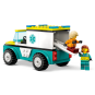 LEGO City 60403 : L’ambulance de secours et le snowboardeur