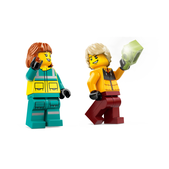 LEGO City 60403 : L’ambulance de secours et le snowboardeur