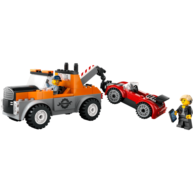 LEGO City 60435 : La dépanneuse et la voiture de sport