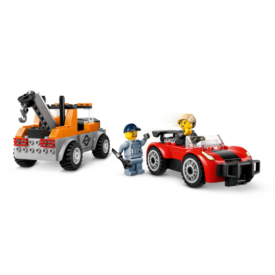 LEGO City 60435 : La dépanneuse et la voiture de sport