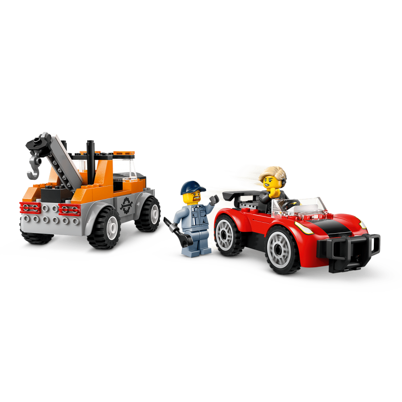 LEGO City 60435 : La dépanneuse et la voiture de sport