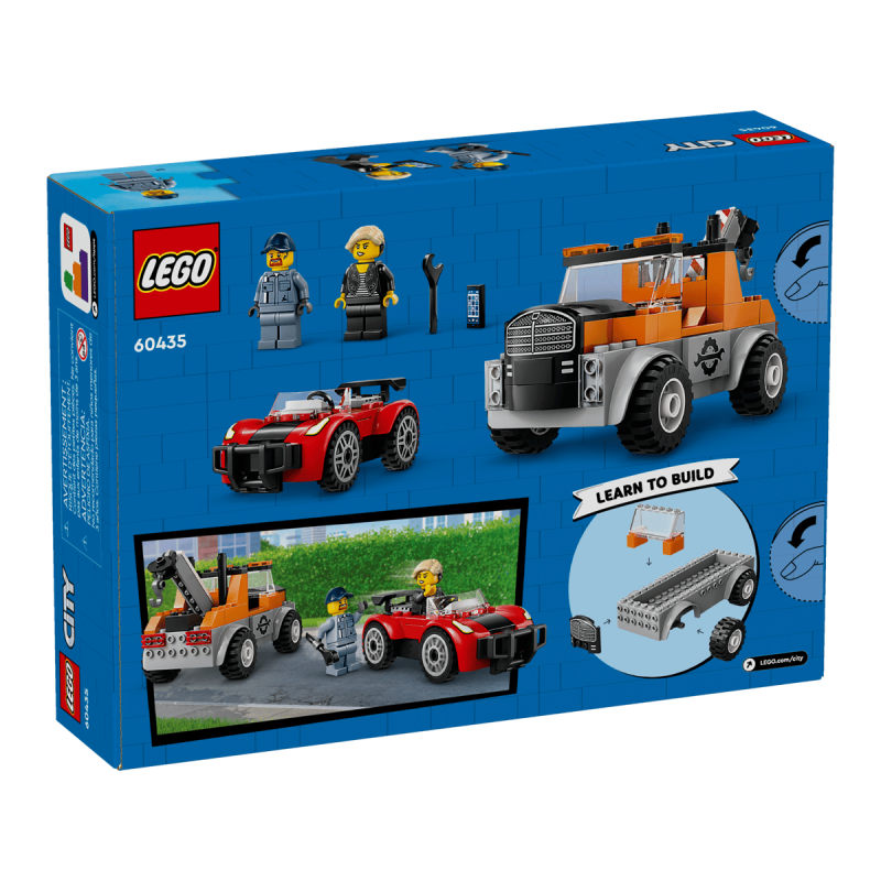 LEGO City 60435 : La dépanneuse et la voiture de sport
