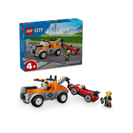 LEGO City 60435 : La dépanneuse et la voiture de sport