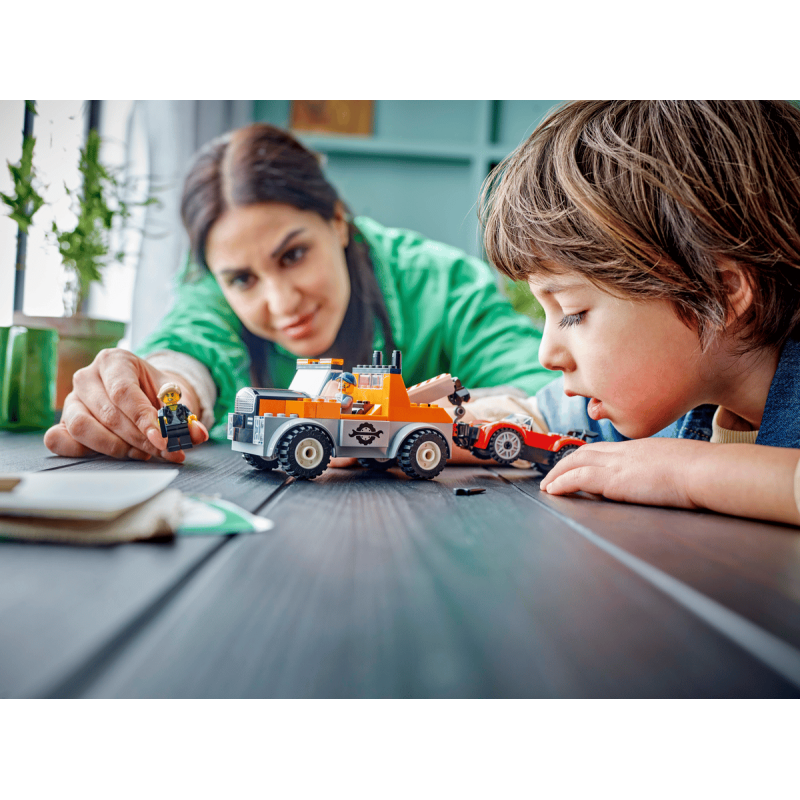 LEGO City 60435 : La dépanneuse et la voiture de sport