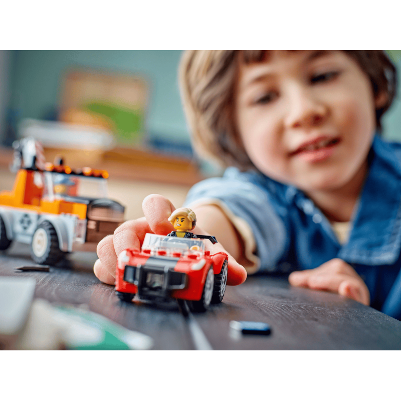 LEGO City 60435 : La dépanneuse et la voiture de sport