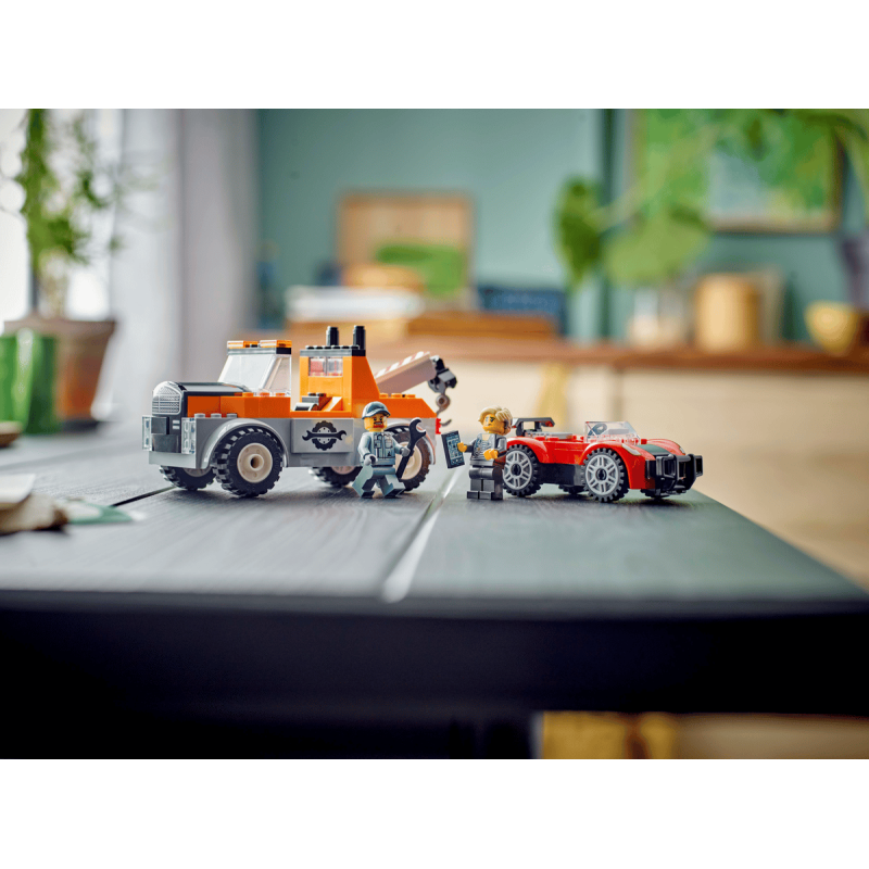 LEGO City 60435 : La dépanneuse et la voiture de sport