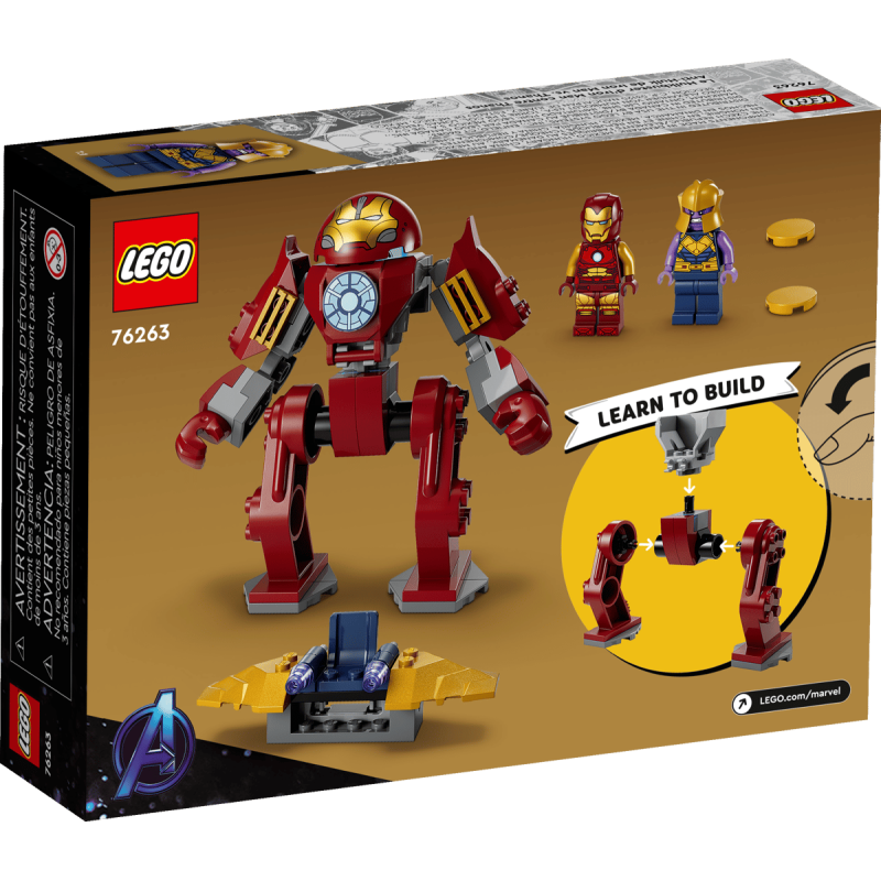 LEGO Marvel 76263 : La Hulkbuster d’Iron Man contre Thanos