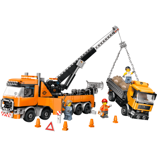 LEGO City 60467 : Le remorqueur avec grue pour poids lourd