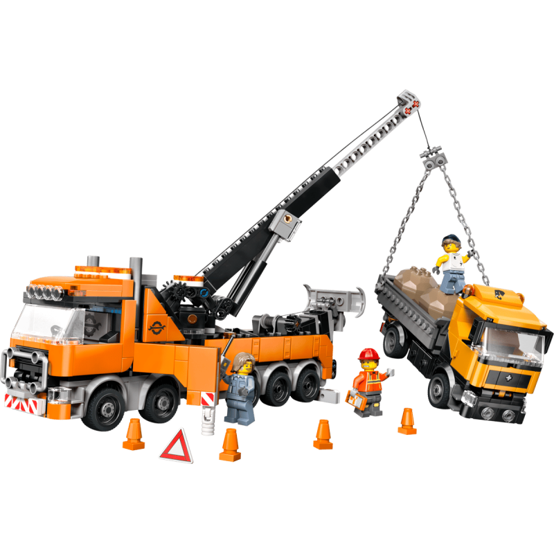 LEGO City 60467 : Le remorqueur avec grue pour poids lourd