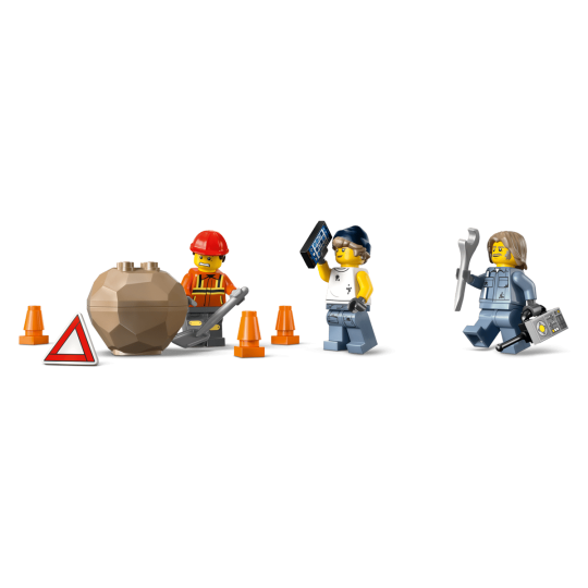 LEGO City 60467 : Le remorqueur avec grue pour poids lourd