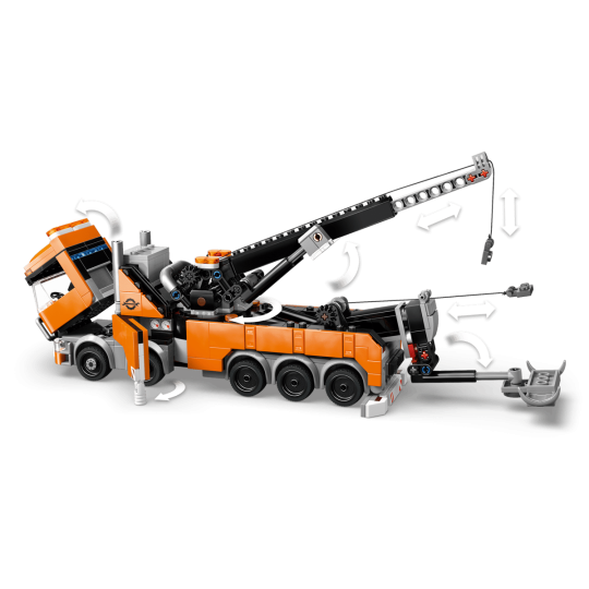 LEGO City 60467 : Le remorqueur avec grue pour poids lourd
