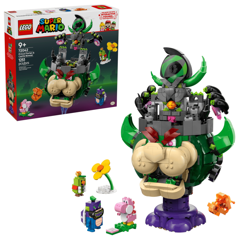LEGO® Super Mario™ 72042 Prince Florian et Château de Bowser | GoldenBrick