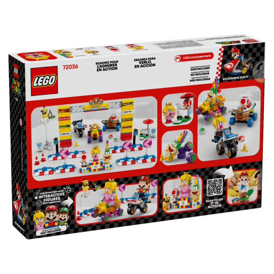 LEGO Super Mario 72036 : Mario Kart – Bébé Peach et ensemble de grand prix
