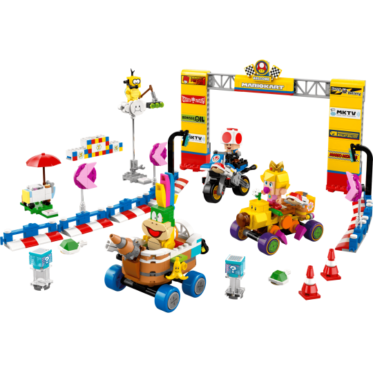 LEGO Super Mario 72036 : Mario Kart – Bébé Peach et ensemble de grand prix
