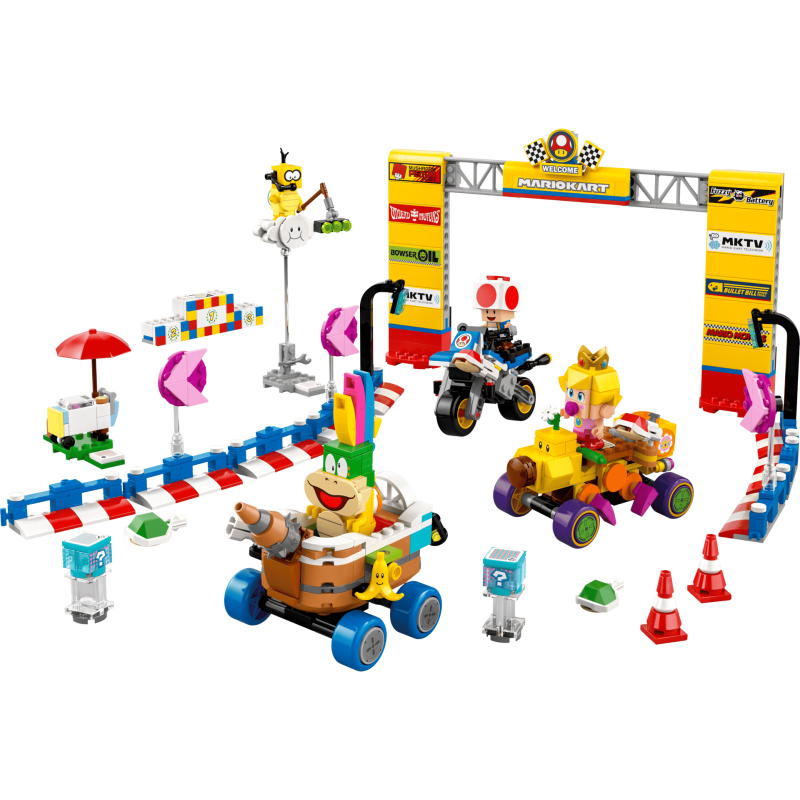 LEGO Super Mario 72036 : Mario Kart – Bébé Peach et ensemble de grand prix