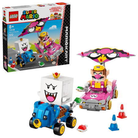 LEGO Super Mario 72038 : Mario Kart – Wario et Roi Boo