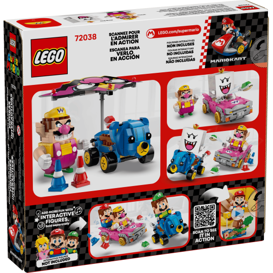 LEGO Super Mario 72038 : Mario Kart – Wario et Roi Boo