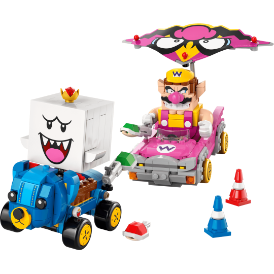 LEGO Super Mario 72038 : Mario Kart – Wario et Roi Boo