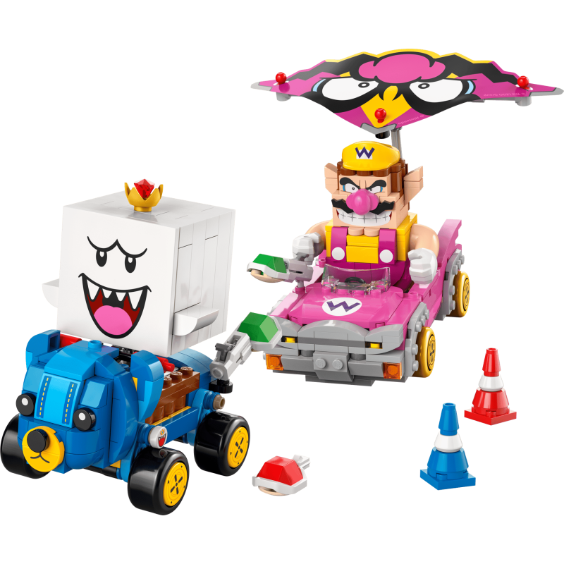 LEGO Super Mario 72038 : Mario Kart – Wario et Roi Boo