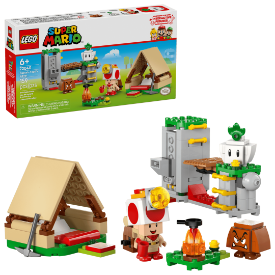 LEGO Super Mario 72040 : Campement du capitaine Toad