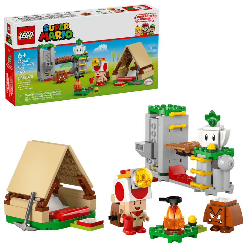 LEGO Super Mario 72040 : Campement du capitaine Toad
