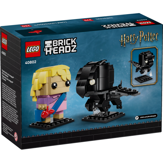LEGO BrickHeadz 40802 :  Figurines de Luna Lovegood et d'un Sombral (Harry Potter)