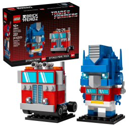 LEGO BrickHeadz 40803 : Robot et véhicule Optimus Prime